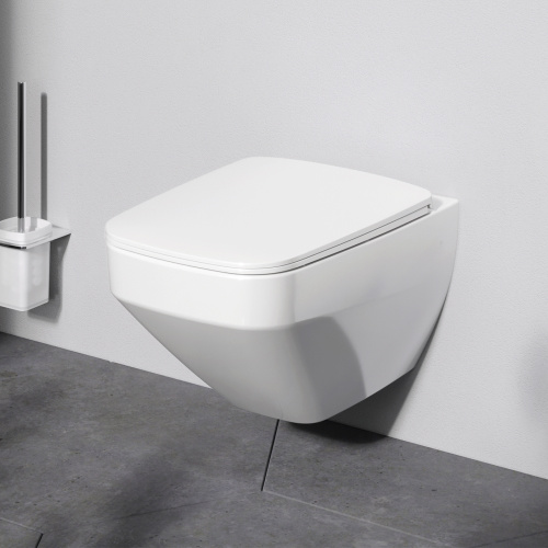 картинка Подвесной безободковый унитаз с сиденьем микролифт Am.Pm Inspire 2.0 C50A1700SC от магазина Сантехстрой