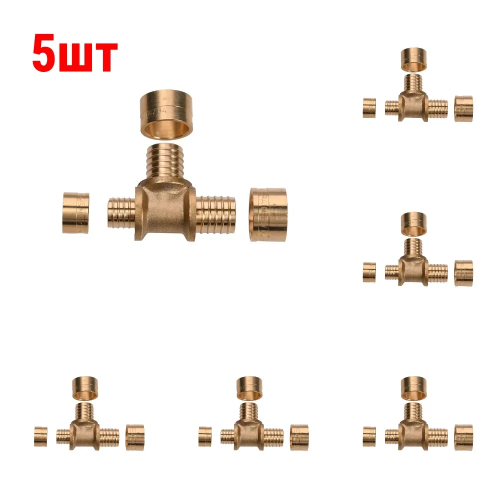 Тройник редукционный Gummel 32-25-32, 10 бар (5 шт.)