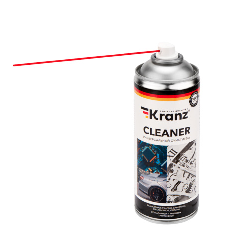 картинка Очиститель универсальный CLEANER,  520мл (400мл),  аэрозоль KRANZ от магазина Сантехстрой