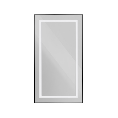 картинка Зеркало BelBagno SPC-KRAFT-500-900-SENS-NERO от магазина Сантехстрой