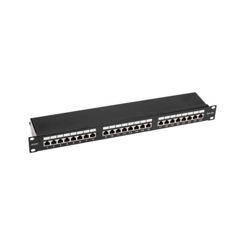 картинка Панель коммутационная 19",  1U,  24 порта, STP,  RJ-45, CAT 5e REXANT PRO от магазина Сантехстрой
