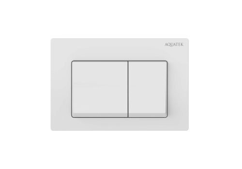 картинка TDI-0000004 (010A) Панель смыва Small Белая (клавиши квадрат) для INS-0000018  с верхней кнопкой смыва от магазина Сантехстрой