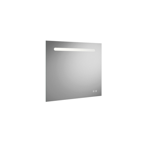 картинка BURGBAD Fiumo Зеркало 800х700х30 мм., подсветка, выключатель, подогрев, 2 USB-порта слева, корпус Alu-Optik от магазина Сантехстрой