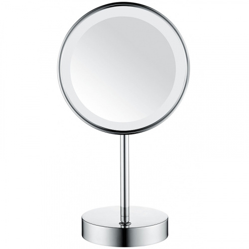 картинка Косметическое зеркало Art&Max AM-M-062-CR с подсветкой с увеличением Хром от магазина Сантехстрой