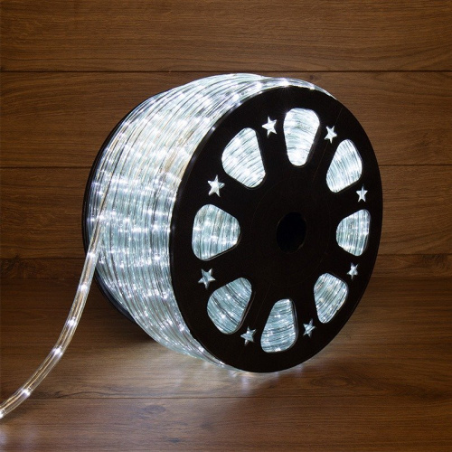 картинка Дюралайт LED,  свечение с динамикой (3W) - белый Эконом 24 LED/м,  бухта 100м от магазина Сантехстрой