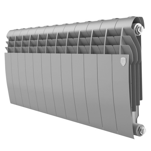 картинка Радиатор Royal Thermo BiLiner 350 /Silver Satin - 12 секц. от магазина Сантехстрой