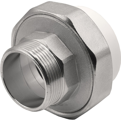картинка Муфта THERMOLIGHT комбинированная разъемная PP-R НР 50х1 1/2quot; белый (4/36) от магазина Сантехстрой