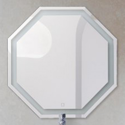 картинка Зеркало BelBagno spc-ott-800-800-led-tch Хром от магазина Сантехстрой