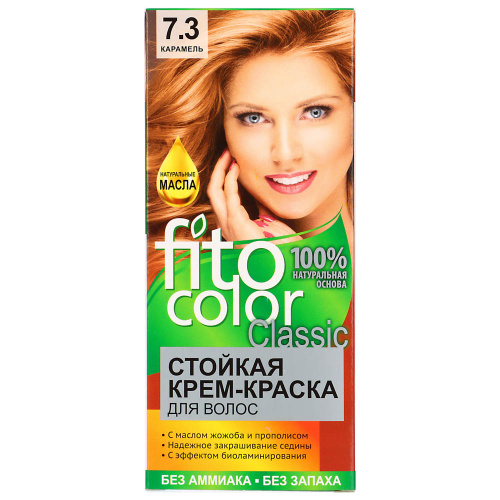 картинка Краска для волос FITO COLOR Classic, 115 мл, тон 7.3 карамель от магазина Сантехстрой