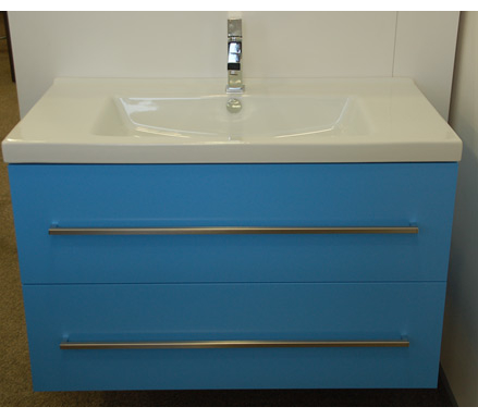 картинка IDEA STELLA/IDEA Компелкт мебели, 2 ящика, внутр.часть 03037, с 2-мя ручками 03094хром,  90*54*49см Цвет: голубой/blu 1 от магазина Сантехстрой