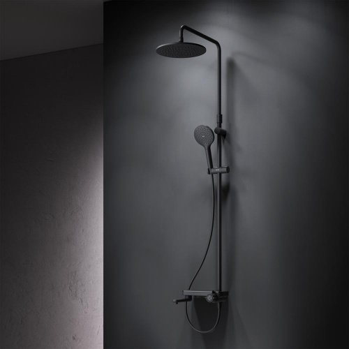 картинка F0780722 Like, душ.система: см-ль-полка д/ванны/душа, душ.штанга 1030-1460мм, верхний душ 220 мм, ру от магазина Сантехстрой