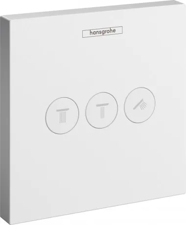 картинка Запорно-переключающее устройство на 3 потребителя Hansgrohe ShowerSelect 15764700 от магазина Сантехстрой