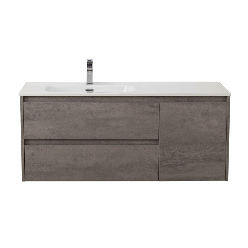 картинка Тумба под раковину подвесная BelBagno KRAFT-1200-2C-1A-SO-CG-L Cemento Grigio от магазина Сантехстрой