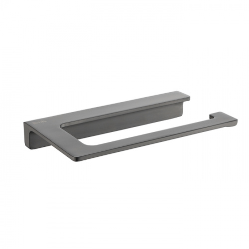 картинка Держатель для туалетной бумаги IDDIS Slide без крышки, сплав металлов, графит (SLIGM00i43) от магазина Сантехстрой