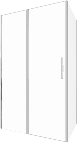 картинка Душевой уголок Allen Brau Priority 120x90 3.31008.BA + 3.31017.BA серебро браш от магазина Сантехстрой