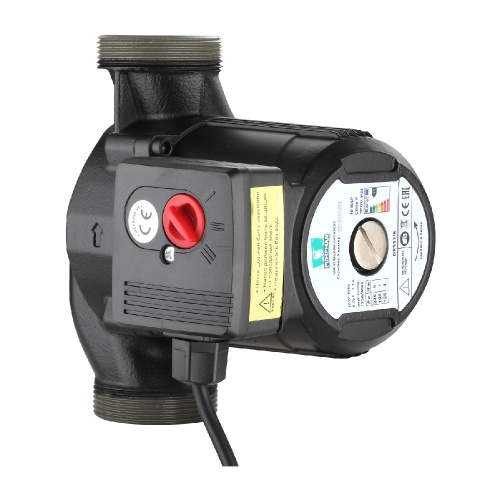 картинка Насос PUMPMAN циркуляц. Pmax-225Вт, Hmax-8м, Qmax-150л/мин,180мм, гайки, кабель, арт. GRS25/8N от магазина Сантехстрой