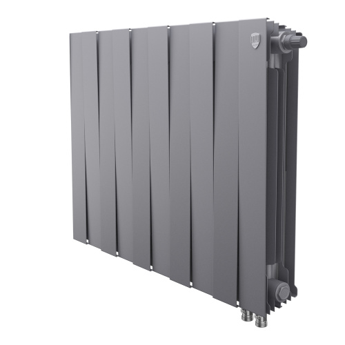 картинка Радиатор Royal Thermo PianoForte 500 Silver Satin VDR80 - 12 секц. от магазина Сантехстрой