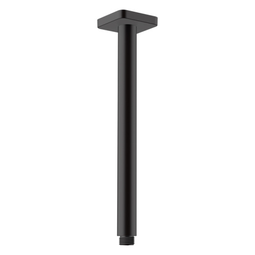 картинка HG Vernis Shape Потолочный держатель верхнего душа 300мм, G1/2, цвет: матовый черный от магазина Сантехстрой