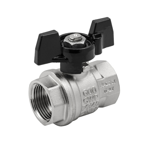 картинка Кран шаровой, ELSEN, Strong T, 3/4", ВВ, ручка-бабочка, латунь (аналог EV34.1200) от магазина Сантехстрой