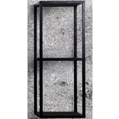 картинка Полка для металлического каркаса Cezares Cadro 30 CADRO-30/30-MENS-NERO Черная  матовая от магазина Сантехстрой