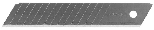 картинка STAYER PROFESSIONAL 18 мм лезвия сегментированные, 10 шт, 15 сегментов от магазина Сантехстрой