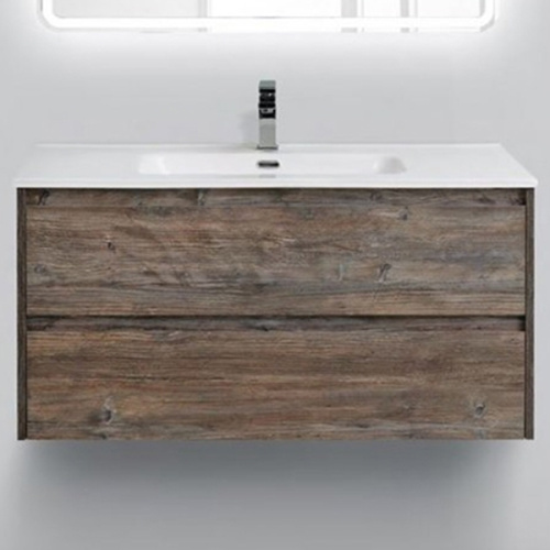 картинка Тумба под раковину BelBagno kraft-1000-2c-so-pp Коричневая от магазина Сантехстрой