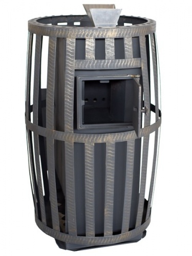 картинка Печь-каменка Флагман 18 ЗК сетчатый кожух Березка от магазина Сантехстрой