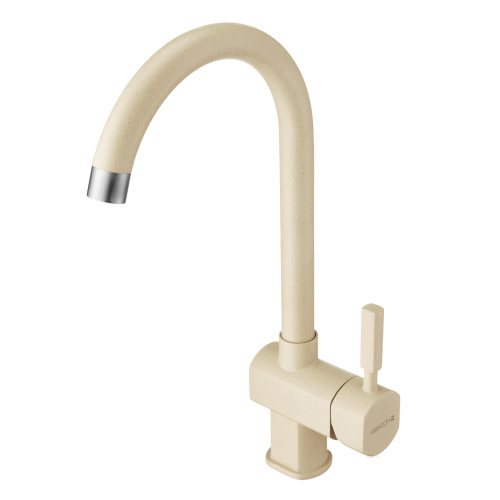 картинка смеситель для кухни aquaton лиам шампань (1ax003fcxx290)