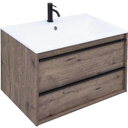 картинка Тумба под раковину Aquanet 253912 Коричневая от магазина Сантехстрой