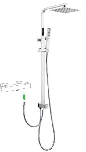 картинка Душевая стойка Allen Brau Infinity 5.21031-00 хром от магазина Сантехстрой