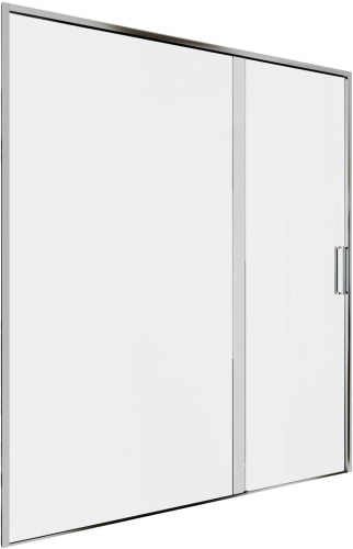 картинка Душевая дверь Aquanet Pleasure Evo 160 AE65-N160-CT профиль хром, прозрачное стекло от магазина Сантехстрой