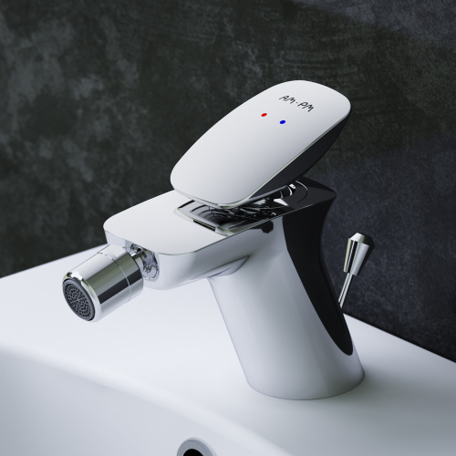 картинка f70a83100_xxx spirit v2.0 смеситель д/биде с д/к, хром, шт