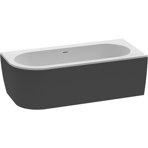 картинка Акриловая ванна Cezares Slim 179x79 R SLIM CORNER-180-80-60-R-NERO-SET без гидромассажа от магазина Сантехстрой