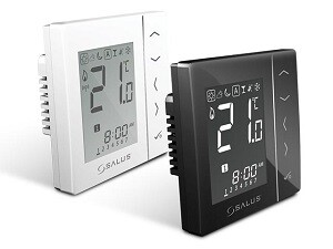 картинка Беспроводной электронный программируемый терморегулятор 4 в 1 с питанием 230 В, белый от магазина Сантехстрой