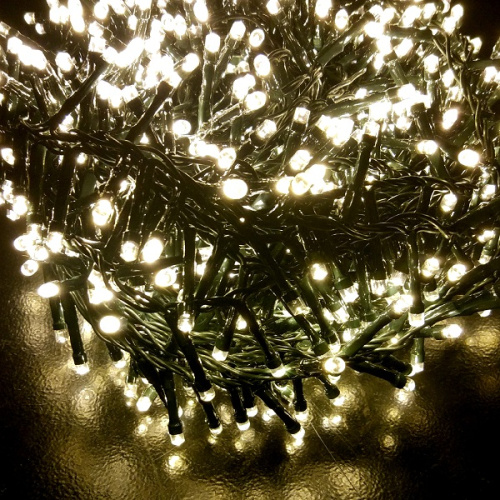 картинка Электрическая гирлянда Winter Glade Теплый белый свет 550 ламп от магазина Сантехстрой