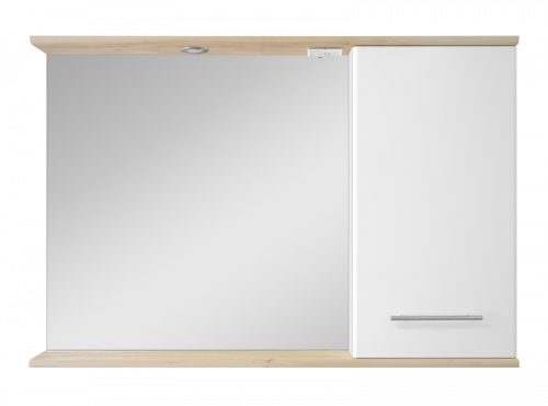 картинка Зеркальный шкаф Misty э-рес02120-1п Белый от магазина Сантехстрой