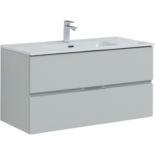 картинка Тумба под раковину Aquanet 277520 Серая от магазина Сантехстрой