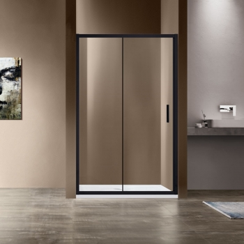 картинка Дверь в нишу Vincea Garda VDS-1G120CLB 120х190 см, черный матовый от магазина Сантехстрой