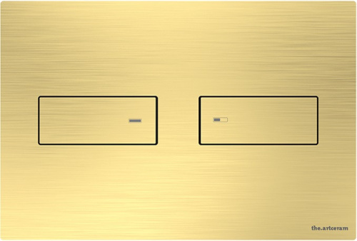 картинка Смывная клавиша Artceram Inox-710 золотой матовый 710.000.BG от магазина Сантехстрой