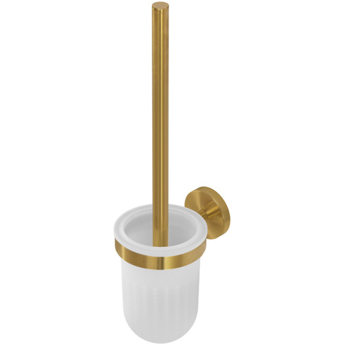 картинка Ершик для унитаза Cezares Relax RELAX-TBS-V-BORO Брашированное золото от магазина Сантехстрой