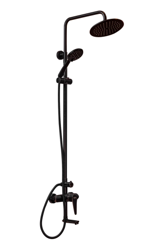 картинка Душевая система ПСМ-ПРОФСАН STEEL PSM-301-8 тип См-ВДшОРНТрА Черный-бронза от магазина Сантехстрой