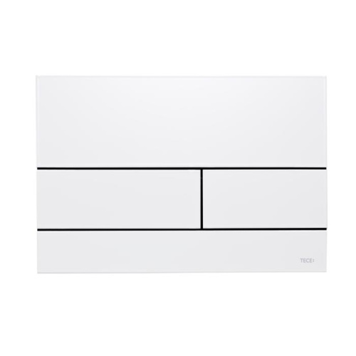 картинка TECEsquare II. Панель смыва, металл, белый матовый от магазина Сантехстрой