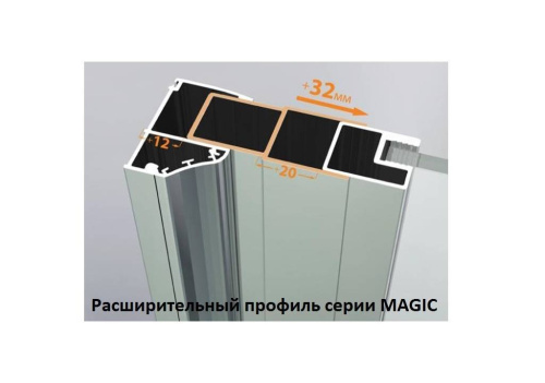 картинка Расширительный профиль Cezares Magic MAGIC-EXT-WLM-G от магазина Сантехстрой