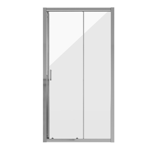 картинка Дверь в нишу Niagara Eco NG-631-9A (90х190) хром,стекло прозрачное,1 место от магазина Сантехстрой