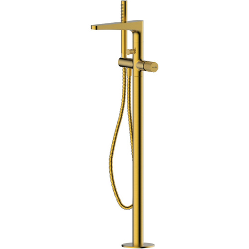 изображение смеситель для ванны wasserkraft schunter 8221 золото матовое