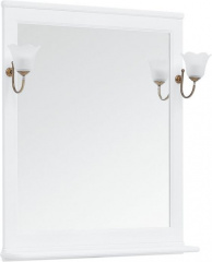 картинка Зеркало Валенса 85 Aquanet 00239975 Белое от магазина Сантехстрой