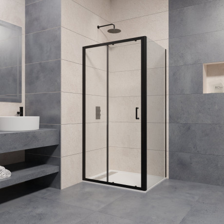 картинка Душевой уголок 130х120 см RGW PA-74B (PA-14B+Z-050-2B) Passage 410874132-14 прозрачное от магазина Сантехстрой