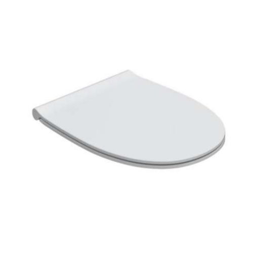 картинка GLOBO 4ALL Сиденье для унитаза (микролифт), цвет bianco opaco/хром (для унитазов MDS03/MD004) от магазина Сантехстрой