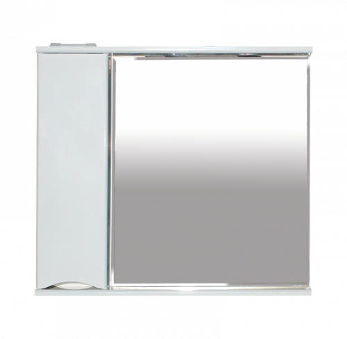 картинка Элвис - 85 Зеркало-шкаф лев. (свет)  белая эмаль П-Элв-01085-011Л от магазина Сантехстрой