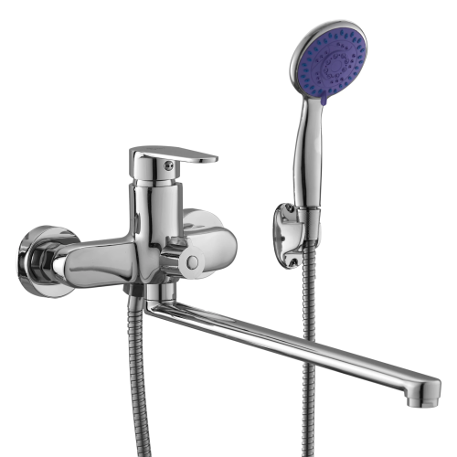 изображение смеситель для ванны plstart с душевым гарнитуром (pd22072)